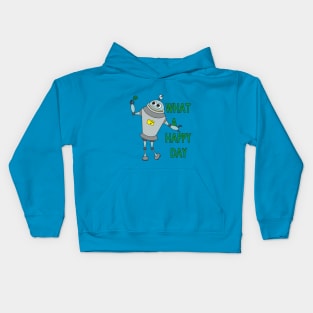 what a happy day Kids Hoodie